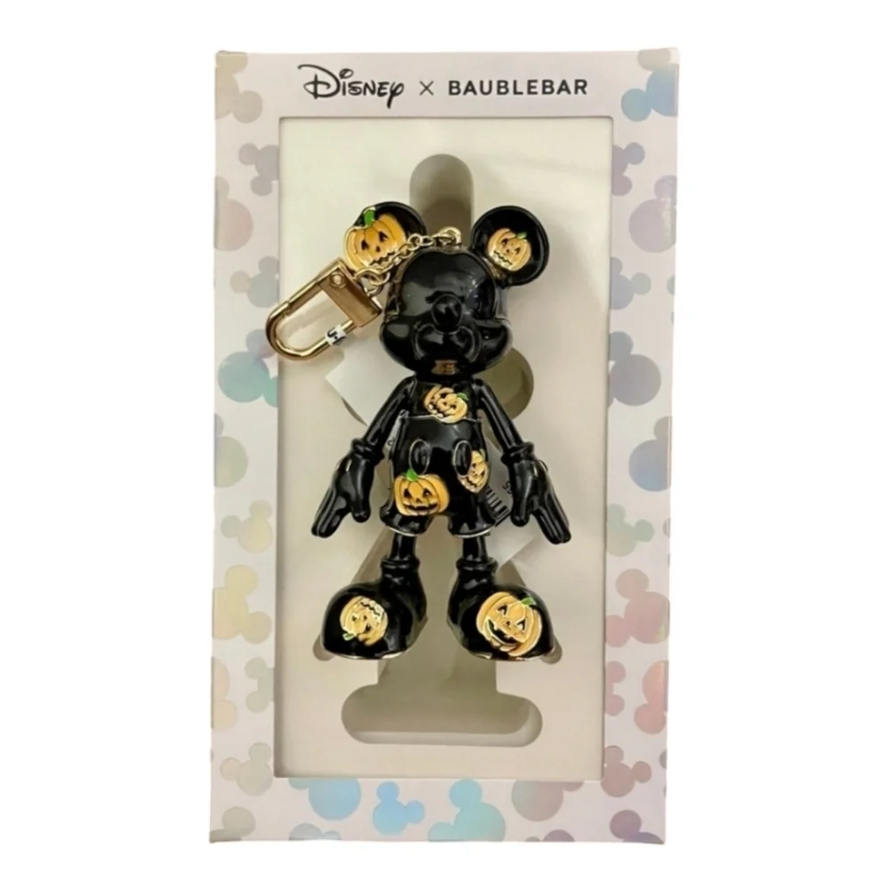 Disney x baublebar Collector Mickey's Halloween jack o lantern Pumpkin Bag charm